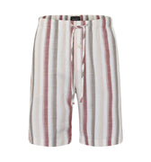75117 Night & Day SHORT WOVEN PANT - 2876 Russet Beige Stripe